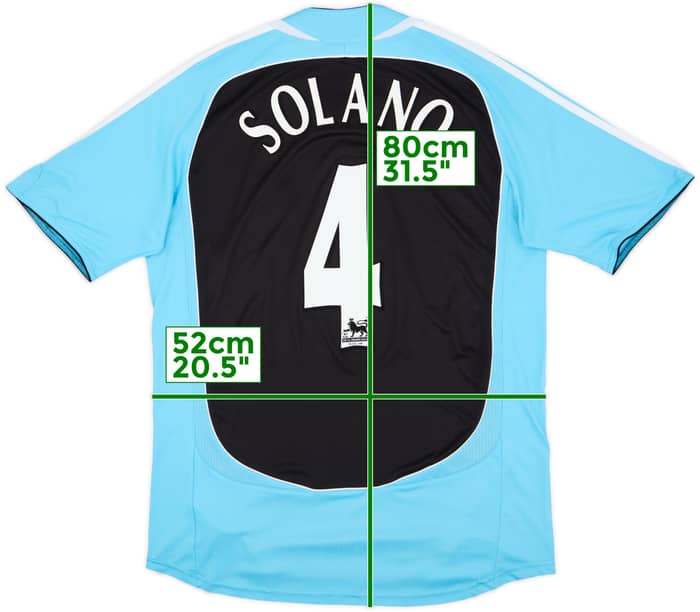2006-07 Newcastle Third Shirt Solano #4 - 9/10 - (M)