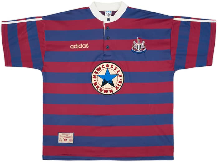 1995-96 Newcastle Away Shirt Ginola #14 - 8/10 - (XL)