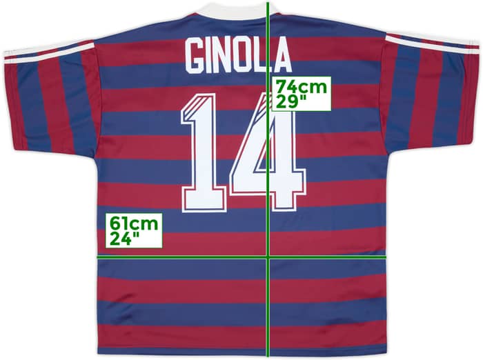 1995-96 Newcastle Away Shirt Ginola #14 - 8/10 - (XL)