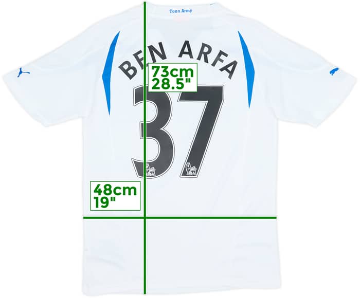 2010-11 Newcastle Third Shirt Ben Arfa #37 - 8/10 - (S)