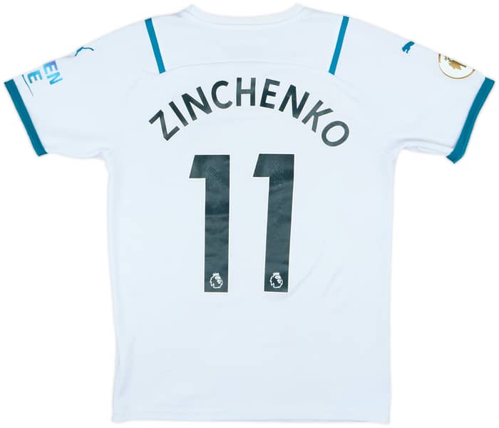 2021-22 Manchester City Away Shirt Zinchenko #11 - 5/10 - (S)