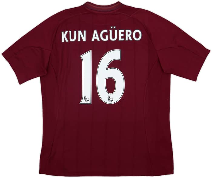 2012-13 Manchester City Away Shirt Kun Aguero #16 - 8/10 - (L)