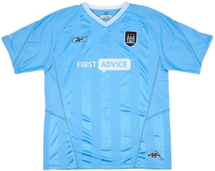2003-04 Manchester City Home Shirt Anelka #39 - 8/10 - (L)