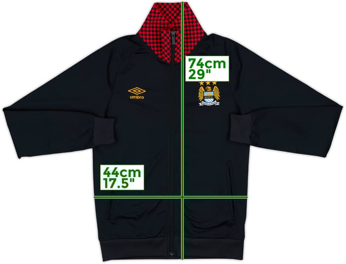 2011-12 Manchester City Umbro Track Jacket - 8/10 - (S)