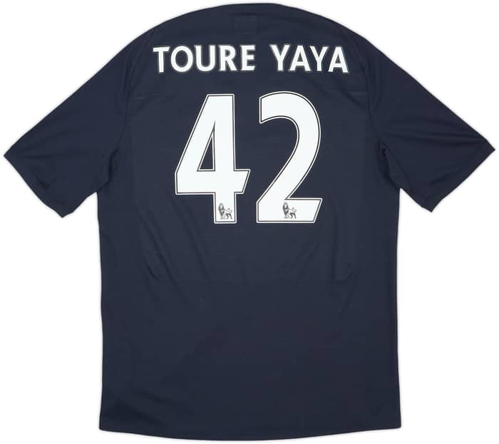 2010-12 Manchester City Away Shirt Toure Yaya #42 (L)