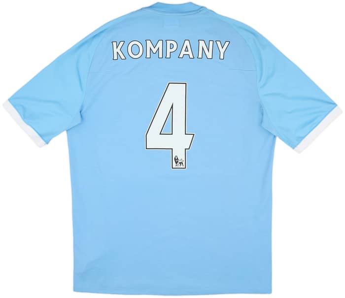 2010-11 Manchester City 'FA Cup Final' Home Shirt Kompany #4 - 8/10 - (L)