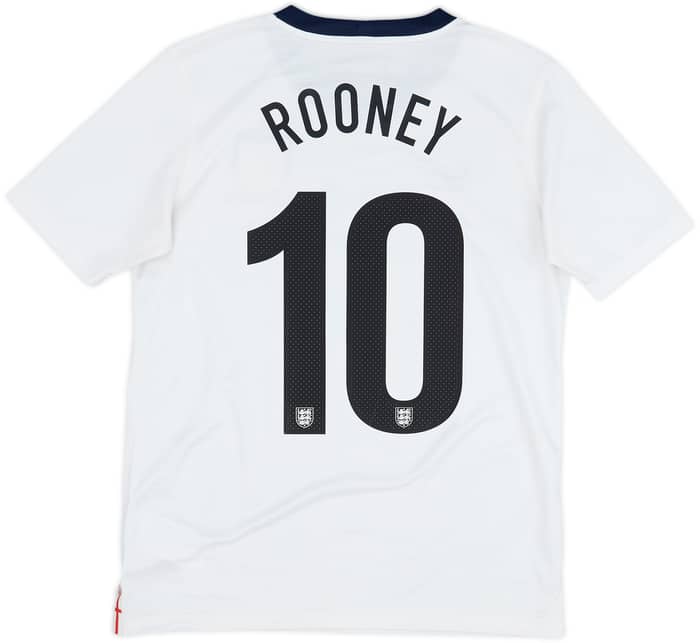 2013 England 150th Anniversary Home Shirt Rooney #10 - 6/10 - (XL.Boys)