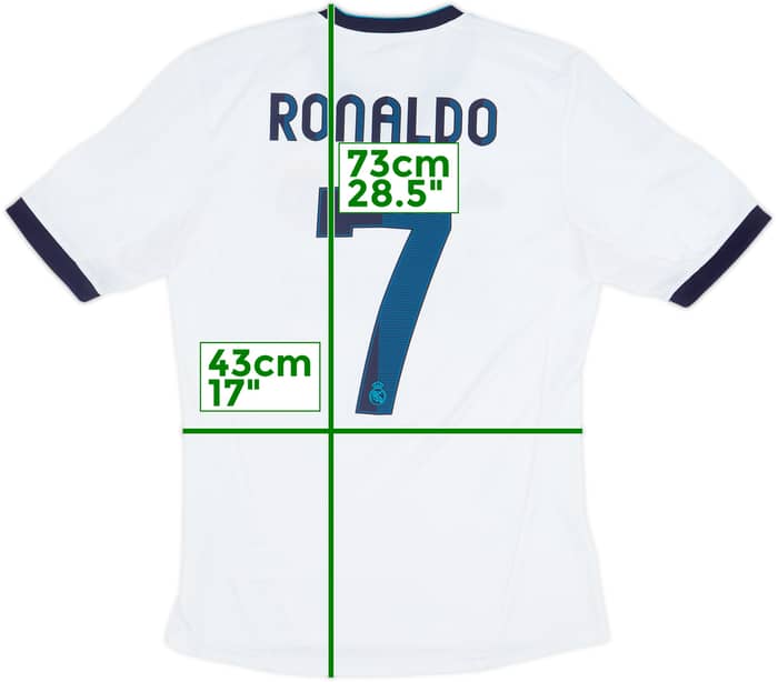 2012-13 Real Madrid Home Shirt Ronaldo #7 - 6/10 - (S)