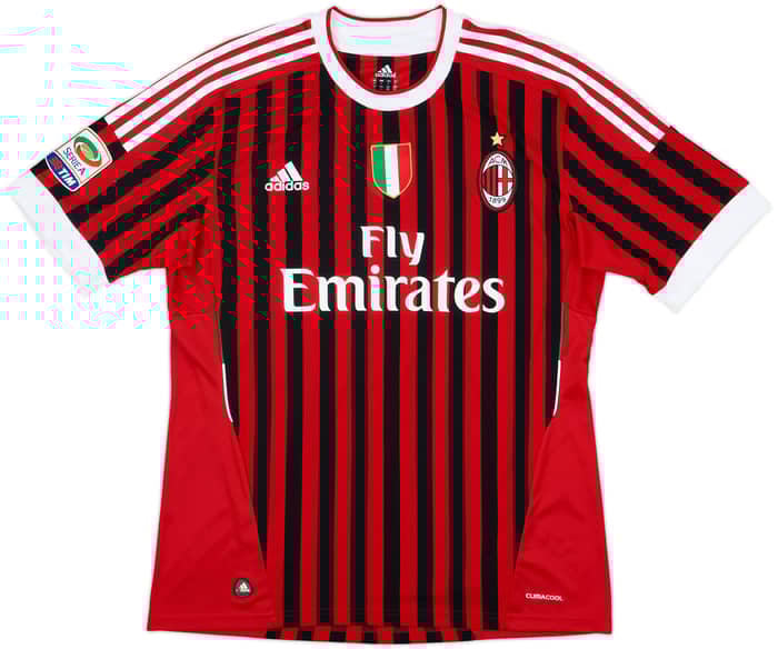 2011-12 AC Milan Home Shirt T.Silva #33 - 5/10 - (L)