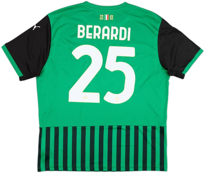 2020-21 Sassuolo Home Shirt Berardi #25 - 8/10 - (XL)