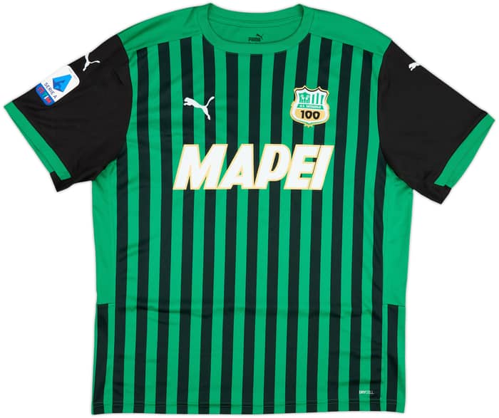 2020-21 Sassuolo Home Shirt Berardi #25 - 8/10 - (XL)