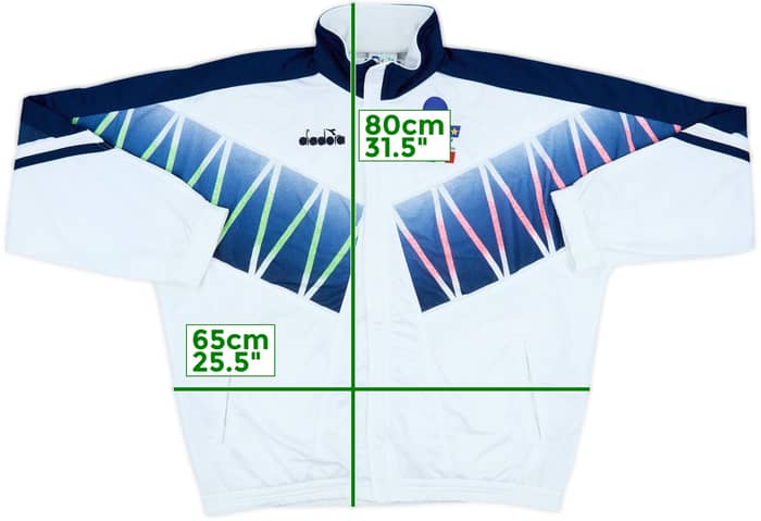 1994 Italy Diadora Track Jacket - 9/10 - (XL)