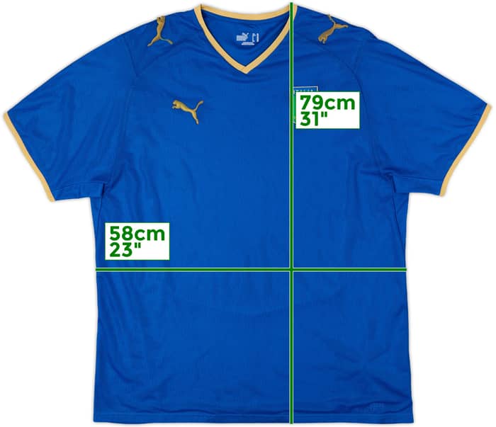 2007-08 Italy Home Shirt - 4/10 - (XL)