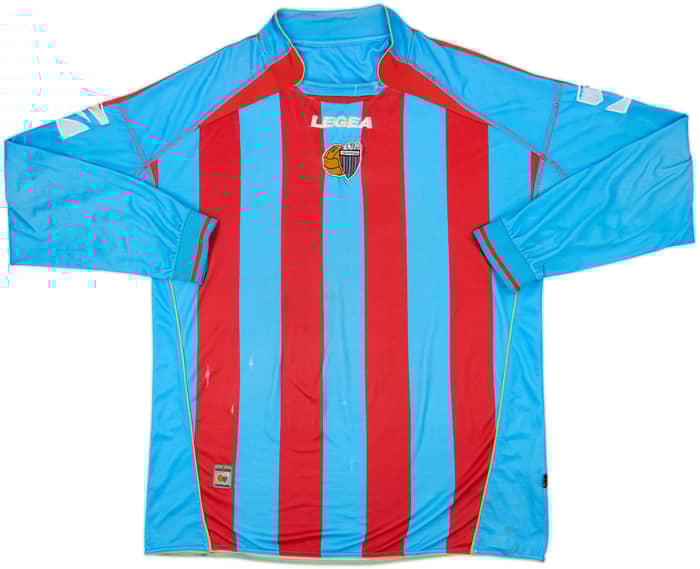 2007-08 Catania Home L/S Shirt - 4/10 - (3XL)