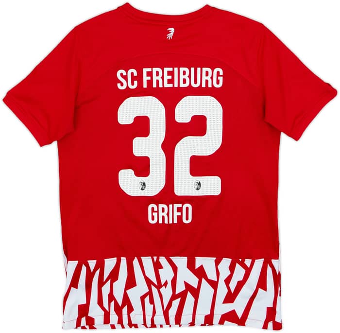 2023-24 Freiburg Home Shirt Grifo #32 - 9/10 - (XL.Boys)