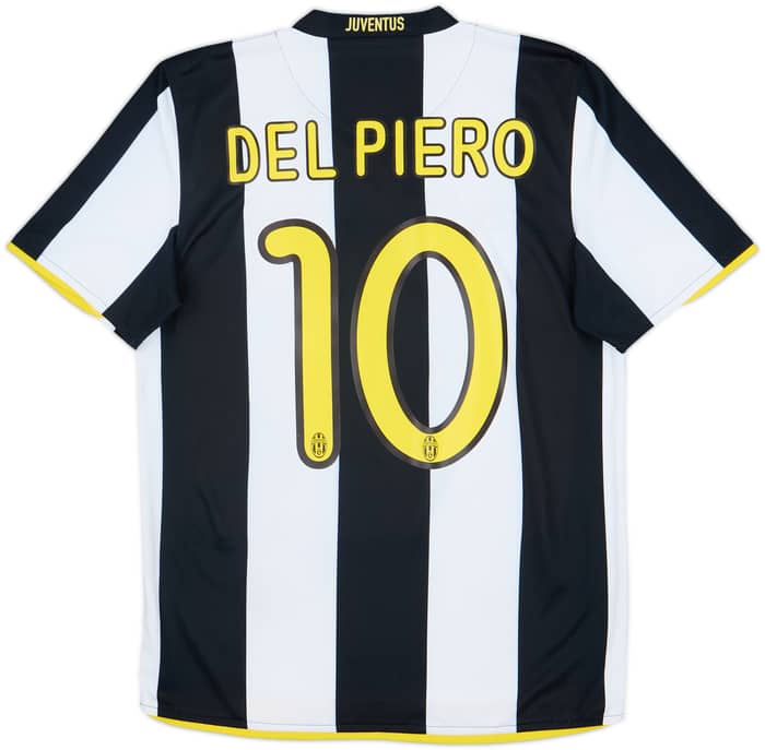 2008-09 Juventus Home Shirt Del Piero #10 - 8/10 - (S)