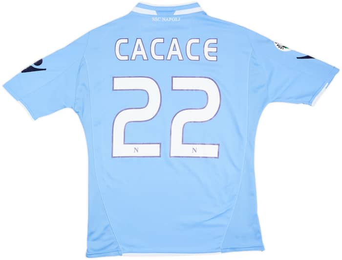 2009-10 Napoli Home Shirt Cacace #22 - 5/10 - (M)