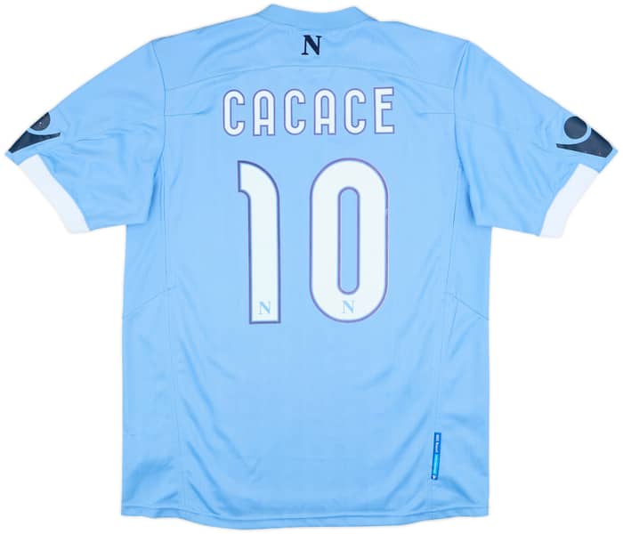 2010-11 Napoli Home Shirt Cacace #10 - 3/10 - (L)