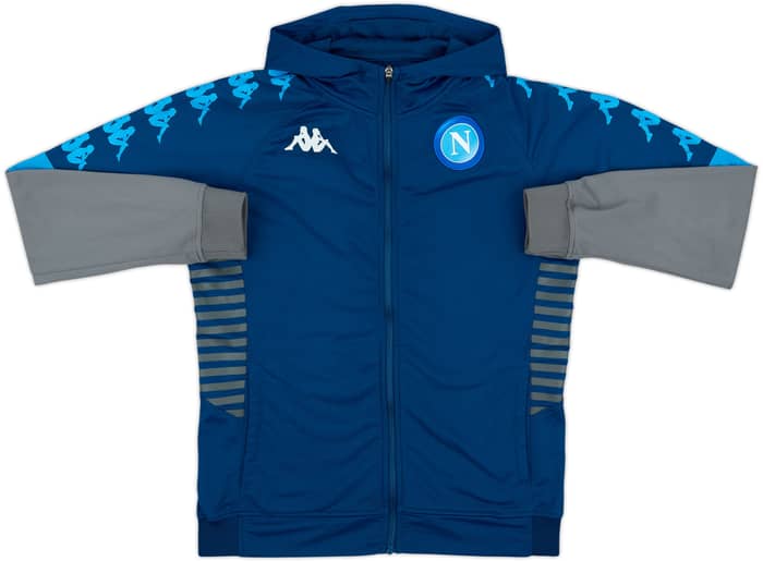 2019-20 Napoli Kappa Hooded Track Jacket - 7/10 - (M)