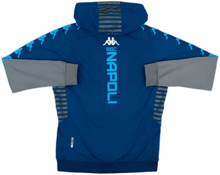 2019-20 Napoli Kappa Hooded Track Jacket - 7/10 - (M)
