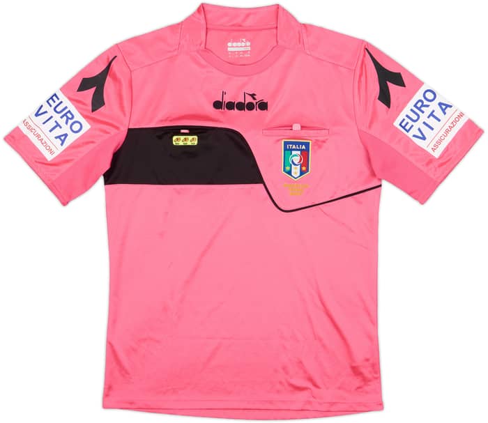 2018-19 Italy Diadora Referee Shirt - 6/10 - (S)