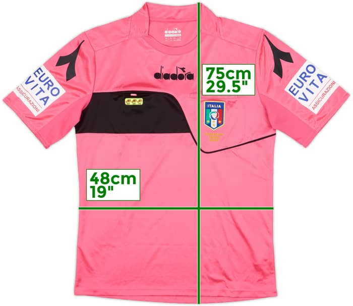 2018-19 Italy Diadora Referee Shirt - 6/10 - (S)