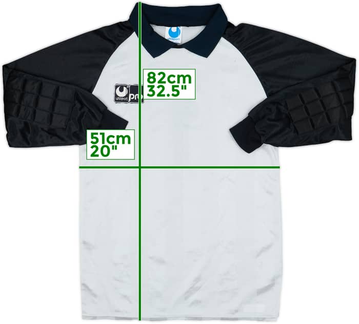 1990s Uhlsport GK Template Shirt #1 - 9/10 - (L)