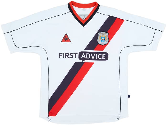 2002-03 Manchester City Away Shirt Goater #10 - 6/10 - (S)