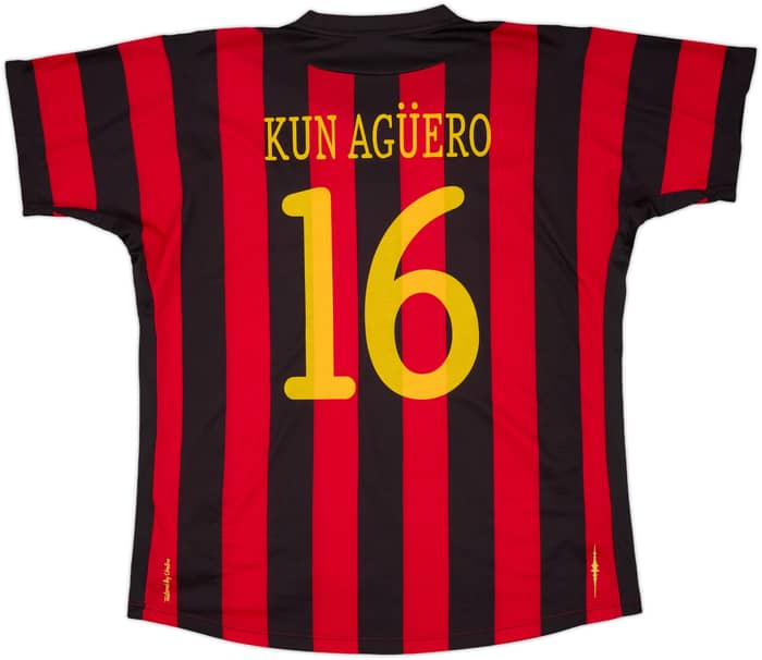 2011-12 Manchester City Away Shirt Kun Aguero #16 - 8/10 - (L)