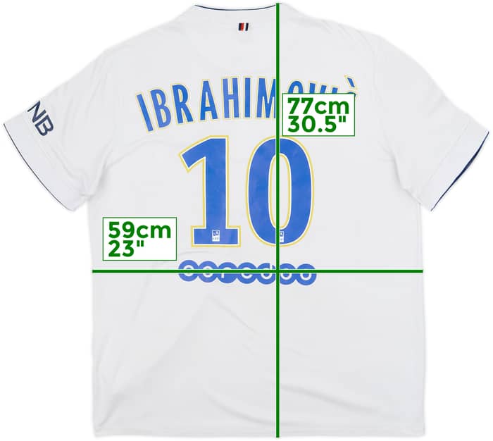2014-15 Paris Saint-Germain Away Shirt Ibrahimovic #10 - 4/10 - (XL)