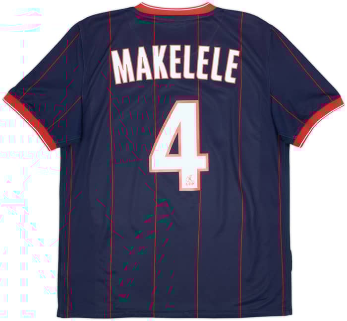 2009-10 Paris Saint-Germain Home Shirt Makelele #4 - 7/10 - (M)
