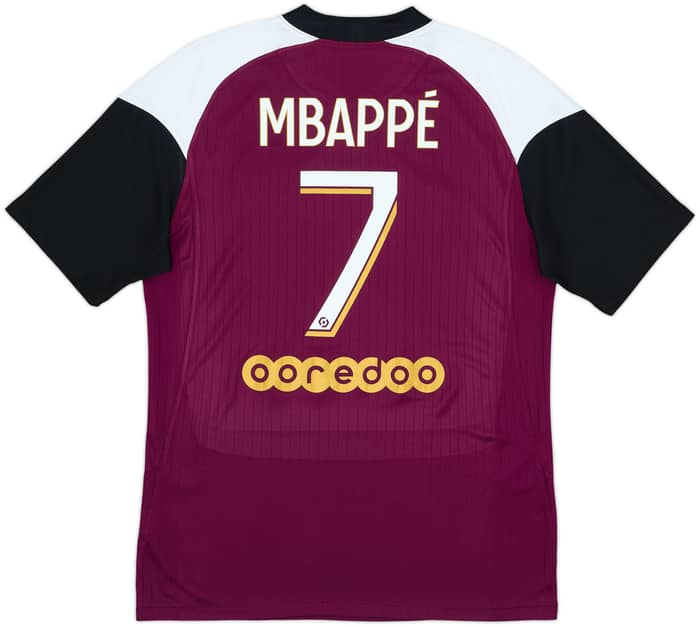 2020-21 Paris Saint-Germain Third Shirt Mbappe #7 - 6/10 - (M)