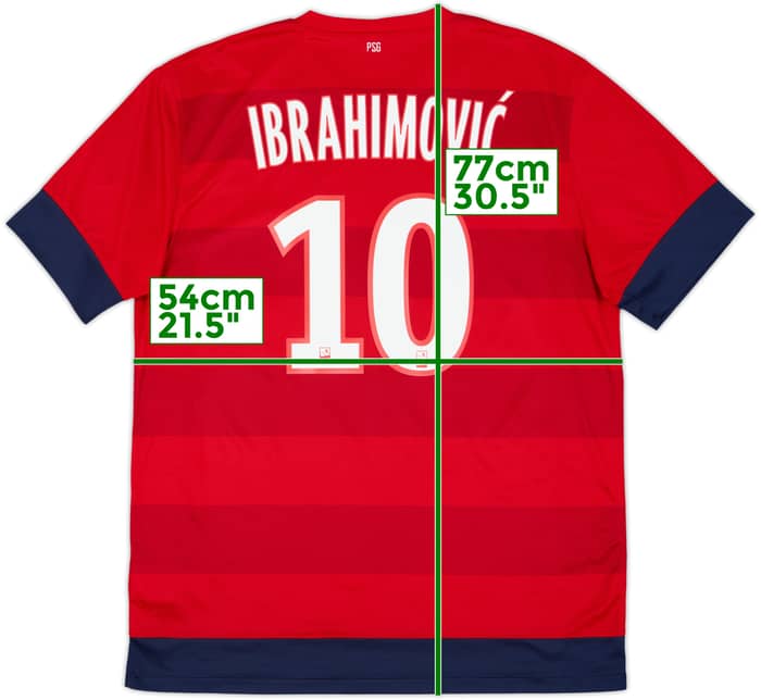 2012-13 Paris Saint-Germain Away Shirt Ibrahimovic #10 - 10/10 - (L)