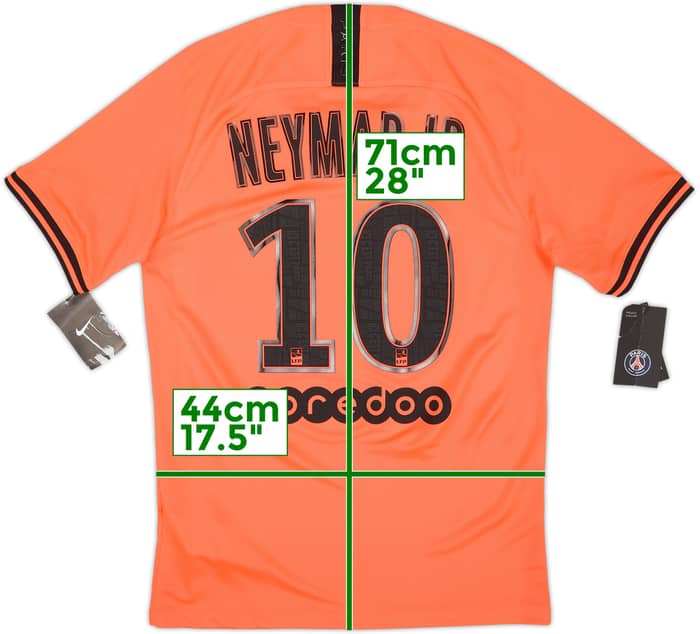 2019-20 Paris Saint-Germain Away Shirt Neymar Jr #10 (S)