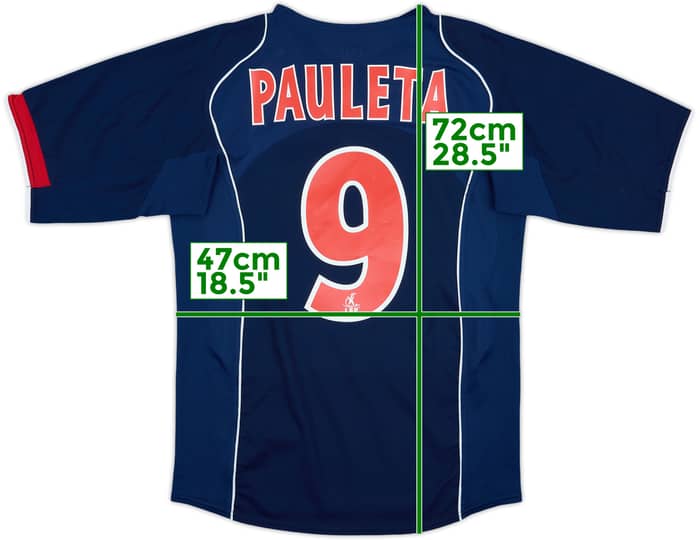 2004-05 Paris Saint-Germain Home Shirt Pauleta #9 - 8/10 - (S)