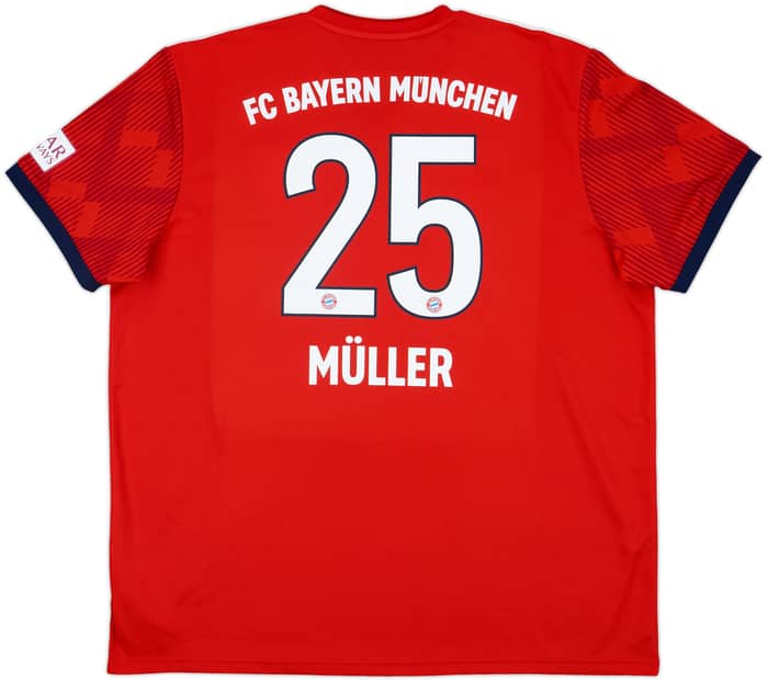 2018-19 Bayern Munich Home Shirt Muller #25 - 9/10 - (XXL)