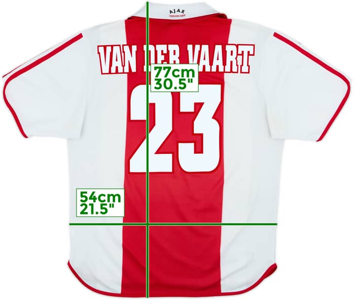 2000-01 Ajax Centenary Home Shirt Van Der Vaart #23 - 5/10 - (L)