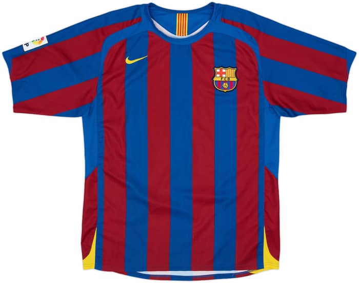 2005-06 Barcelona Home Shirt Messi #30 - 8/10 - (M)