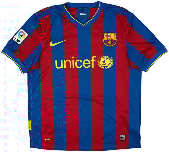 2009-10 Barcelona Home Shirt Messi #10 - 7/10 - (M)