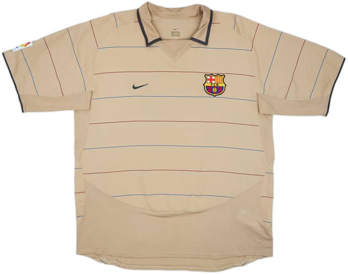 2003-05 Barcelona Away Shirt Ronaldinho #10 - 8/10 - (XXL)