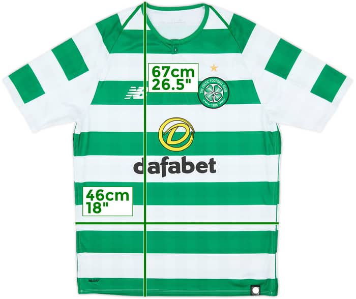 2018-19 Celtic Home Shirt - 10/10 - (S)