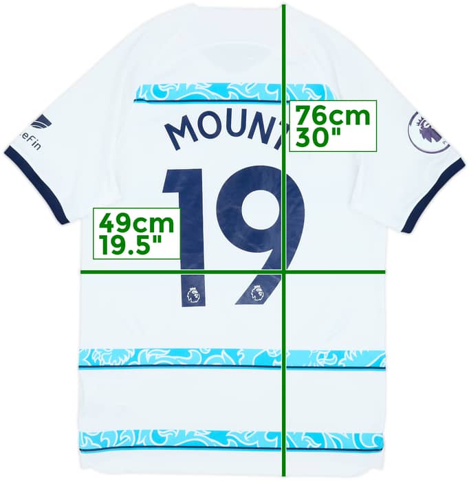 2022-23 Chelsea Away Shirt Mount #19 - 8/10 - (M)