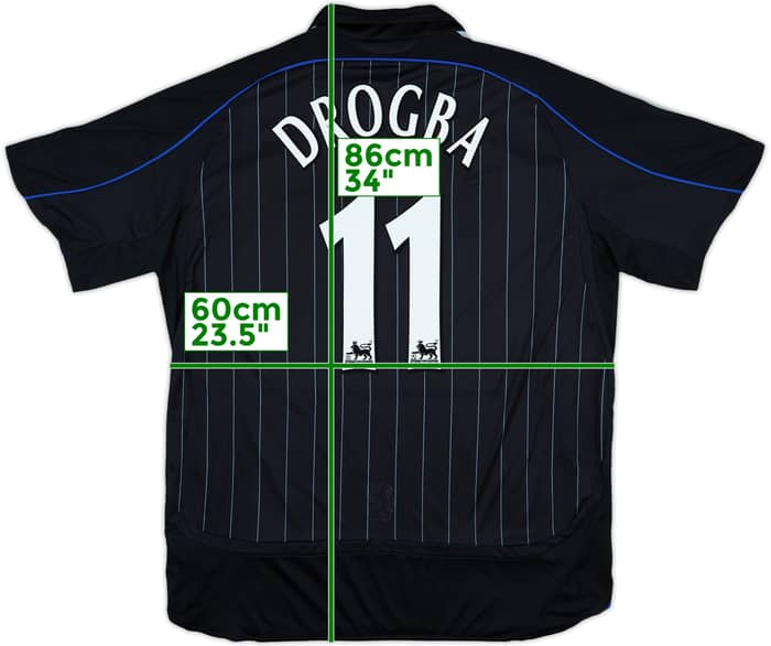 2006-07 Chelsea Third Shirt Drogba #11 - 7/10 - (XL)