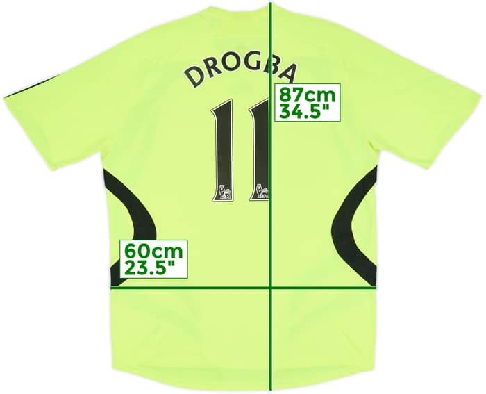 2007-08 Chelsea Away Shirt Drogba #11 - 6/10 - (XL)