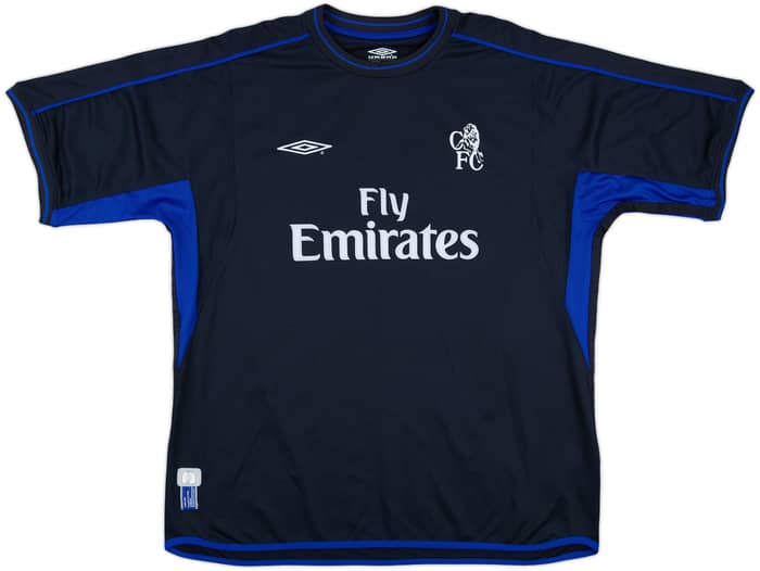 2002-04 Chelsea Away Shirt Zola #25 - 8/10 - (XXL)