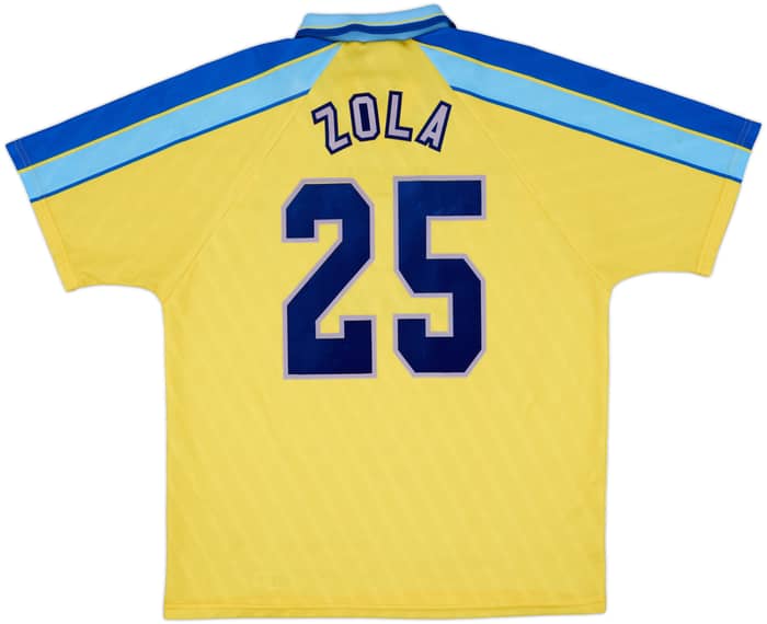 1996-97 Chelsea Away Shirt Zola #25 - 9/10 - (XL)