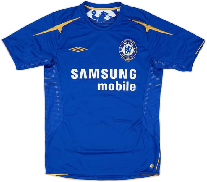 2005-06 Chelsea Centenary Home Shirt Drogba #15 - 7/10 - (S)