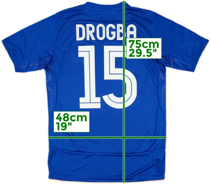 2005-06 Chelsea Centenary Home Shirt Drogba #15 - 7/10 - (S)