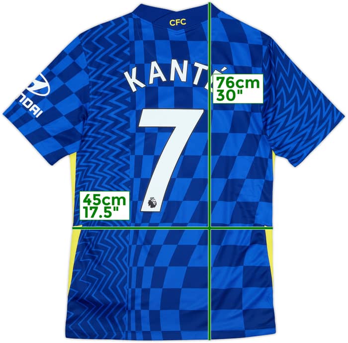 2021-22 Chelsea Home Shirt Kante #7 - 10/10 - (S)