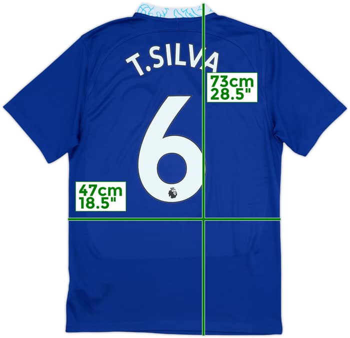 2022-23 Chelsea Home Shirt T.Silva #6 - 9/10 - (S)